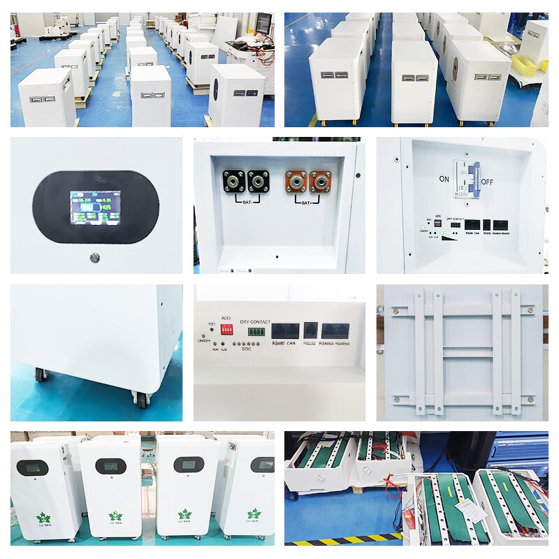 Lithium Iron Battery Manufacturer - 51.2V 200Ah Hybrid Grid AC IP65 Waterproof Grade a All-In-One CAN