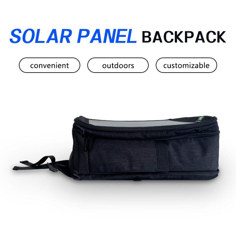 Solar Panel Backpack Manufacturer - Lusen LS-15W Mono PERC with 20L Waterproof 100% Nylon USB/Type-C Dual Output