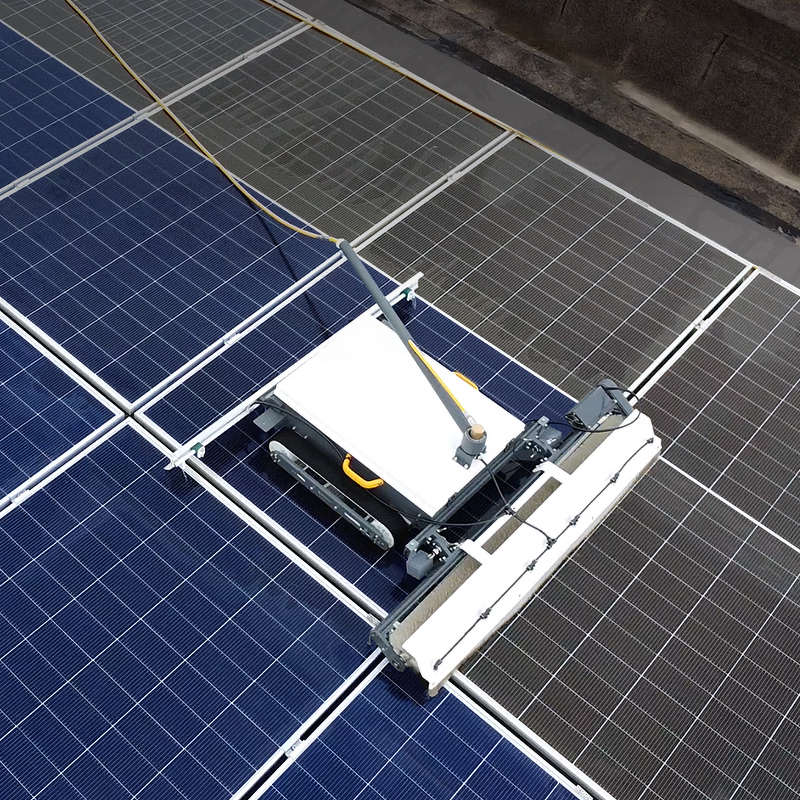 Solar Panel Cleaning Robot Manufacturer - Fully Automatic Wet/Dry Brush Dual-Purpose