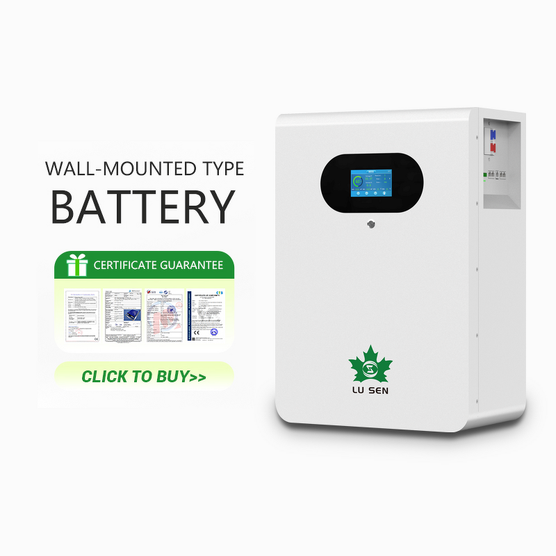 Wall-Mounted Home Battery Manufacturer - Lusen 51.2V Lithium Ion Hybrid/Off-Grid 5-10kW 100Ah-300Ah 10kWh Storage