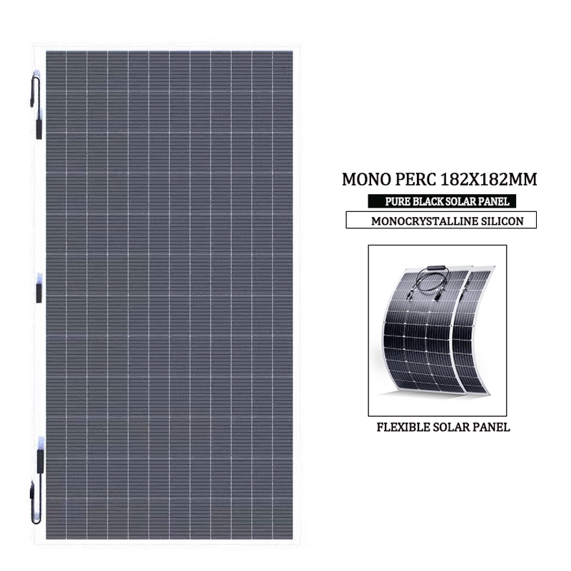 Solar Panel Manufacturer - Lusen HJT Half Cell 600W 16.49%-17.52% Efficiency Pure Black Glass Front Aluminium