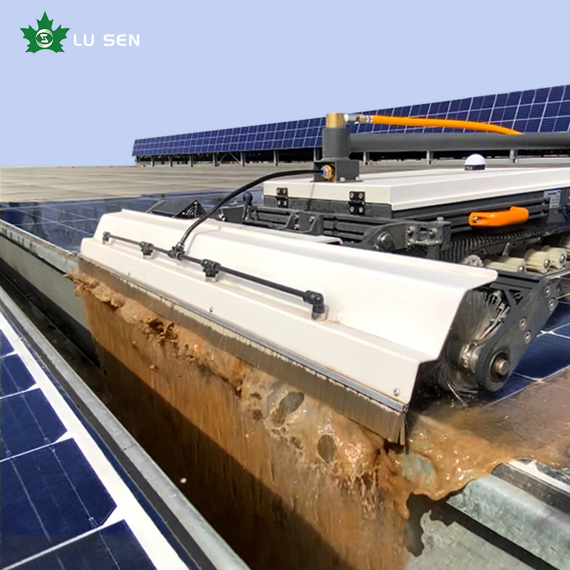 Solar Panel Cleaning Robot Manufacturer - Fully Automatic Wet/Dry Brush Dual-Purpose
