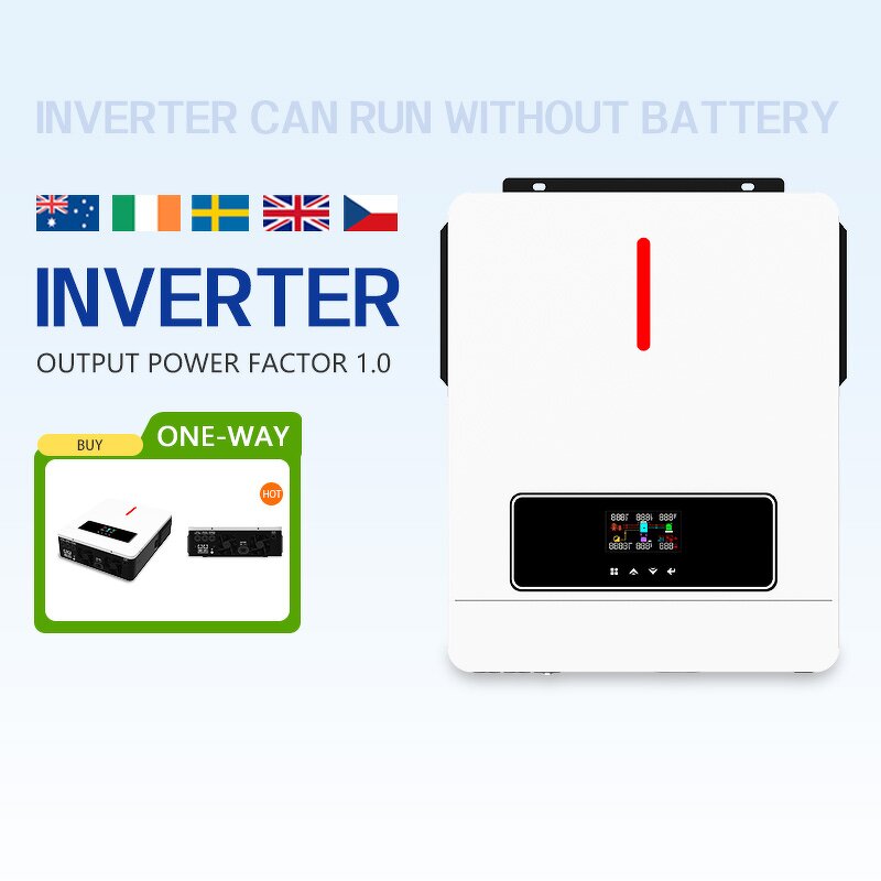 Solar Inverter Manufacturer - LUSEN Hybrid 3000W MPPT Off-Grid AC 220V-240V IP65 Home Use Dual/Triple Output 60Hz