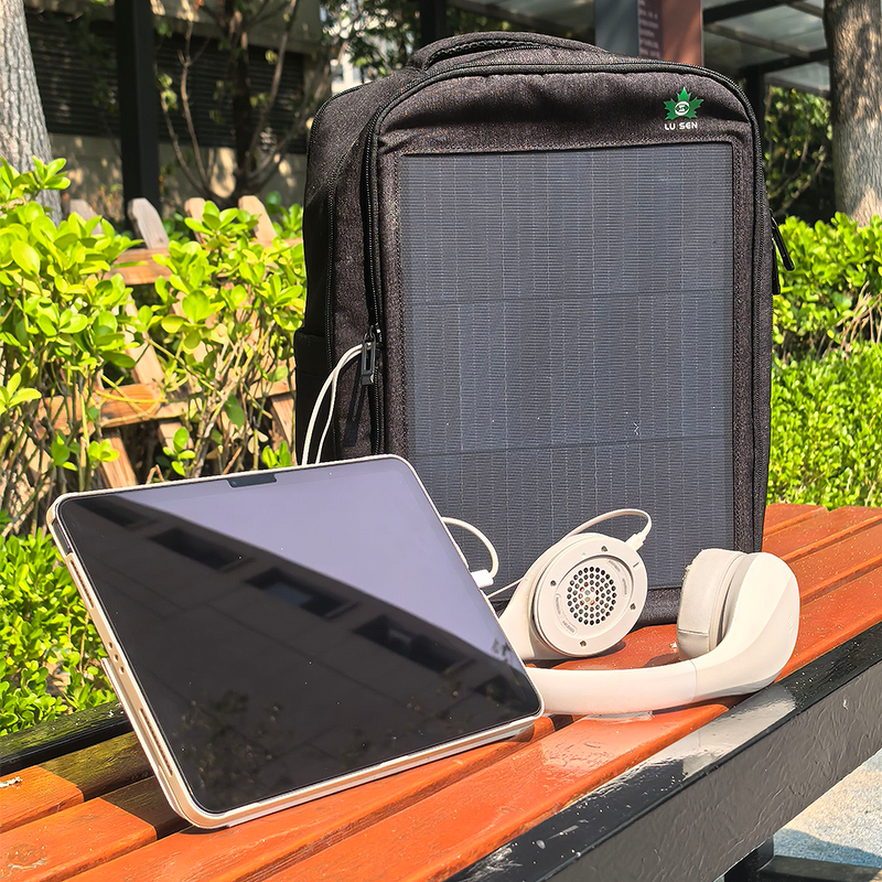 Solar Panel Backpack Manufacturer - 14W Mono PERC with 20L USB/Type-C Dual Output Capacity