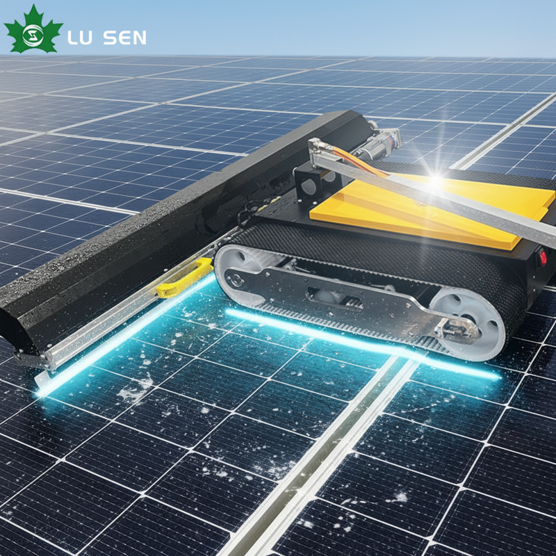Solar Panel Cleaning Robot Manufacturer - Wet/Dry Brush Dual-Purpose Photovoltaic Cleaner