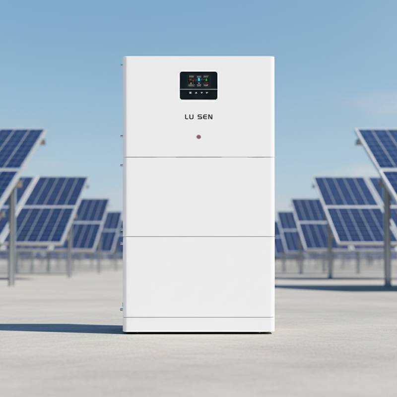 Lithium Ion Battery Storage System Manufacturer - Lusen Split Stackable 5-10kW AC IP65 Waterproof 10kWh CAN 200Ah
