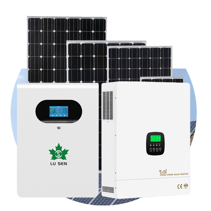 Hybrid Solar System Manufacturer - DDP 15KW/6KW Monocrystalline MPPT Off-Grid with Lifepo4 Storage OEM
