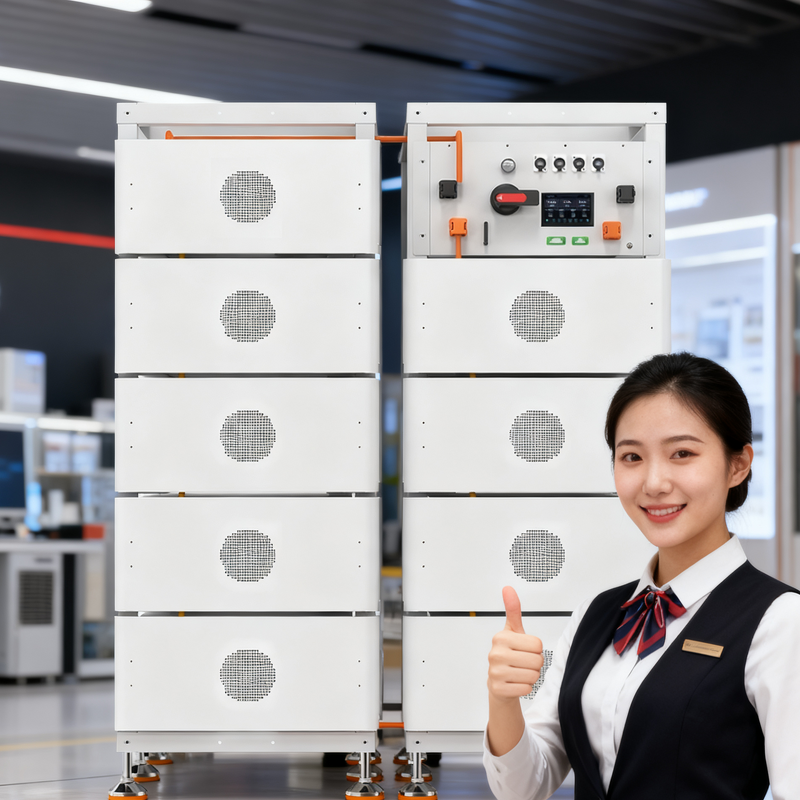 LiFePO4 Battery Pack Manufacturer - Lusen 100kW 230/241kWh 380V Liquid Cooling Customizable Hybrid CAN Industrial