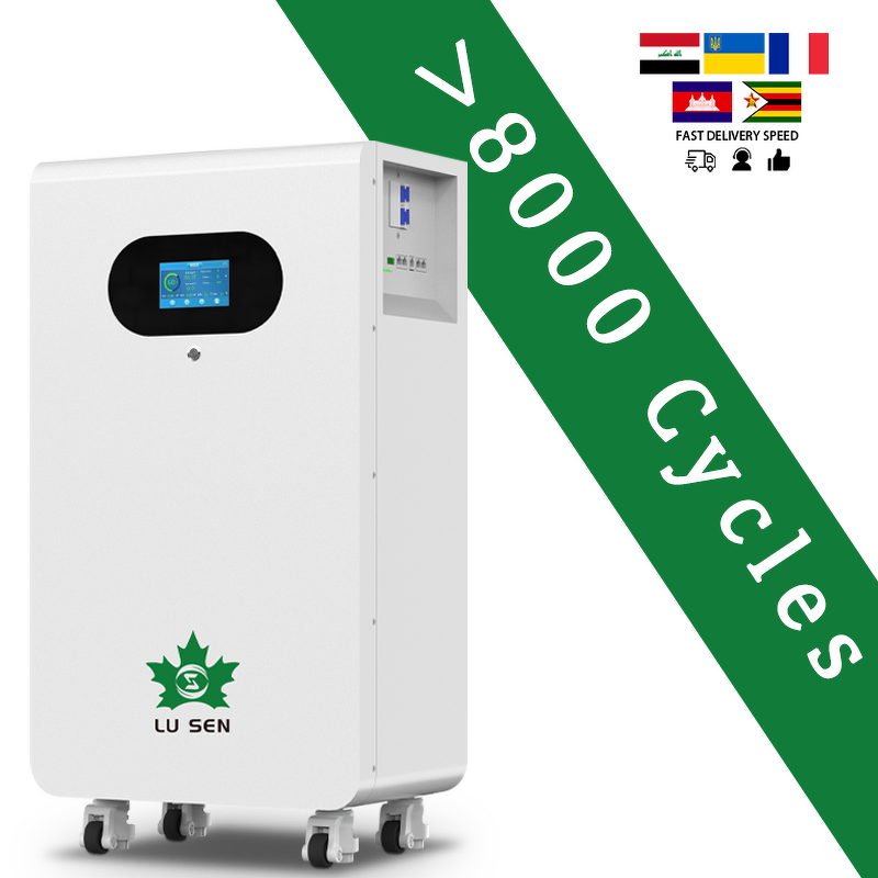 LiFePO4 Battery Manufacturer - 51.2V 200Ah 20KWh Pure Sine Wave Hybrid Grid Floor Standing Home Energy Smart BMS CAN 10-20Kw