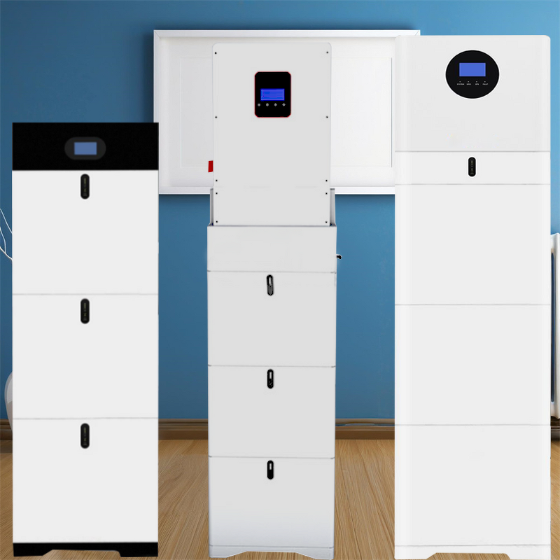 Household Battery Manufacturer - 100ah Lithium Ion Wall-Mounted Hybrid Off-Grid CAN Communication Port BMS Protection AC Home