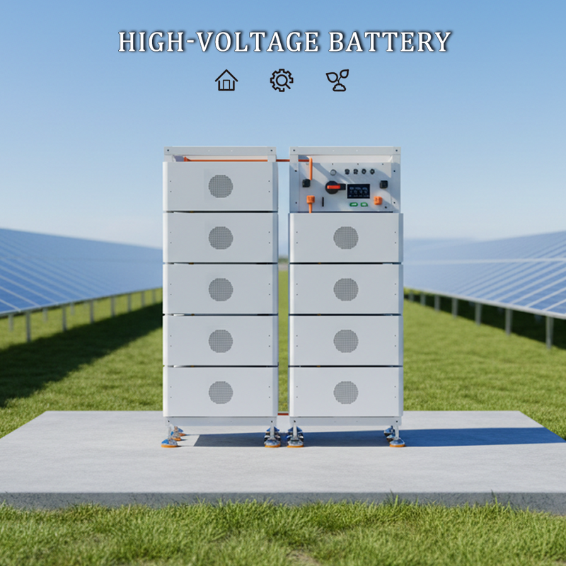 Home Energy Storage Battery System Manufacturer - Customizable High Capacity LiFePO4 for Hybrid Grid Use CAN