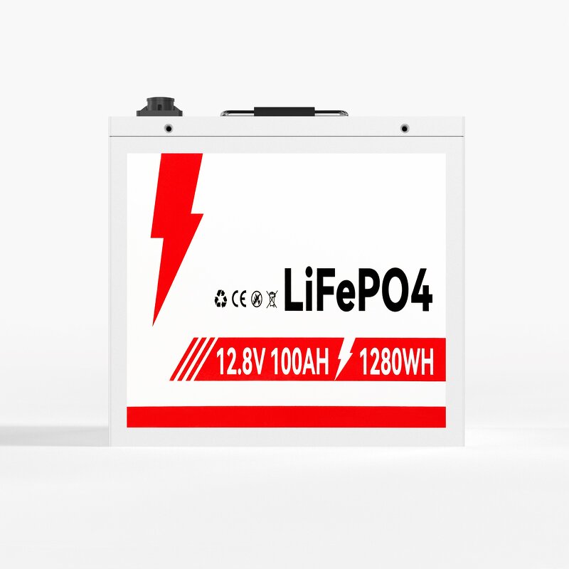 LiFePO4 Battery Pack Manufacturer - 12.8V Liquid 4-Cell 100/120/135/200Ah Golf Cart Built-in Bluetooth 6000 Cycles