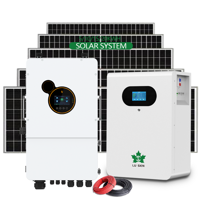 Hybrid Solar System Manufacturer - 10KW Residential LiFePO4 Battery MPPT PWM Controller 48V CAN