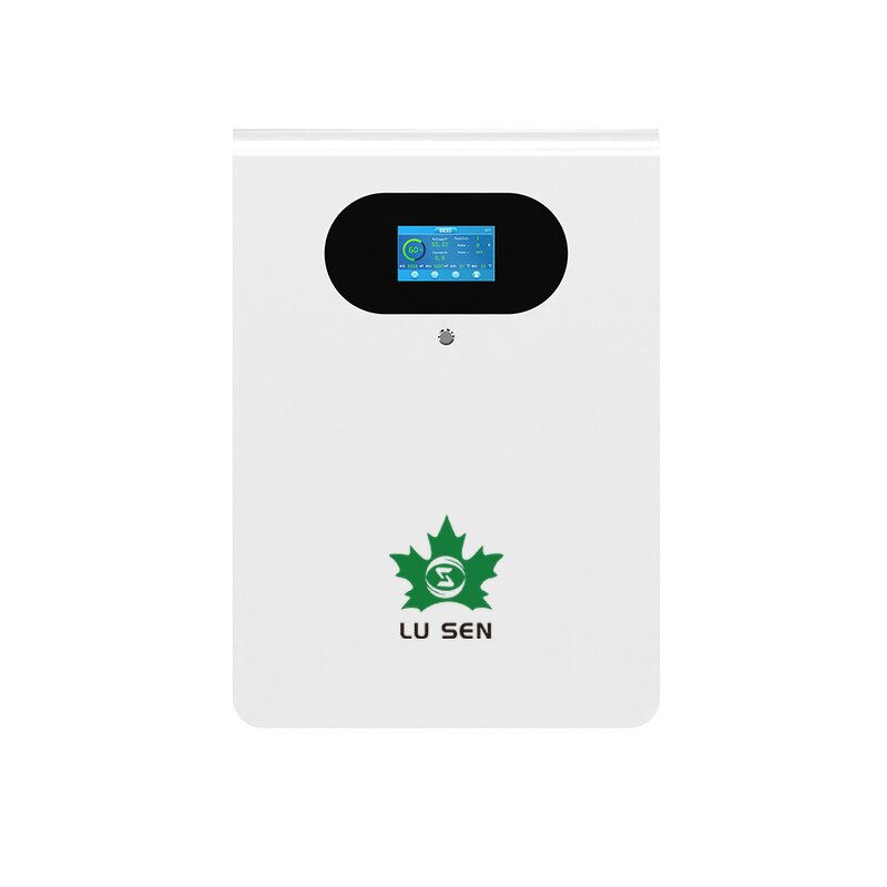 Solar System Manufacturer - Lusen 51.2V Lithium Iron Phosphate Hybrid/Off-Grid Wall-Mounted Battery Smart BMS CAN/Bluetooth/WiFi