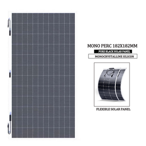Solar Panel Manufacturer - Lusen Customized HJT Silicon N-Type Bifacial 600W 16.49%-17.52% Efficiency Pure Black Glass Front