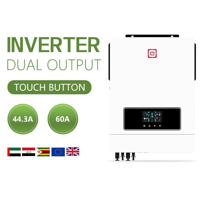 Solar Inverter Manufacturer - Lusen Home Hybrid On-Grid 4KW-6KW 220V MPPT Pure Sine Wave IP65 AC