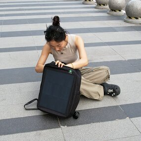 Solar Panel Backpack Manufacturer - 14W Mono PERC 20 Liter Large USB/Type-C Dual Output Capacity