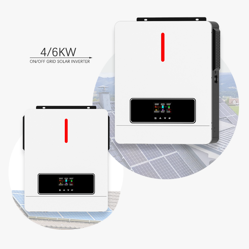 Hybrid Solar Inverter Manufacturer - 4-11KW/12KW 6KW MPPT String Lithium Storage DC/AC 220-240VAC 48VDC 100% Efficiency