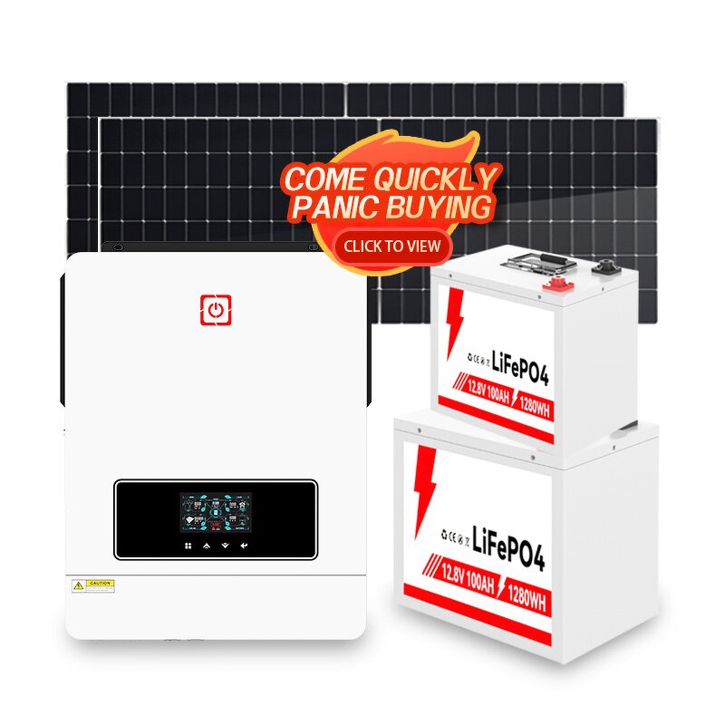 Hybrid Solar System Manufacturer - 5-10KW Residential LiFePO4 Battery MPPT PWM Controller 48V