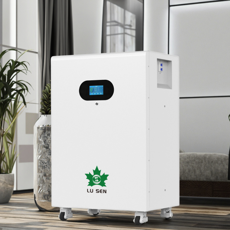 Home Energy Storage Manufacturer - LUSEN Grade 51.2V 20KWh 10-20kW LiFePO4 CAN/RS-232/Bluetooth/Rs485/WiFi Hybrid/Off-Grid Floor Standing