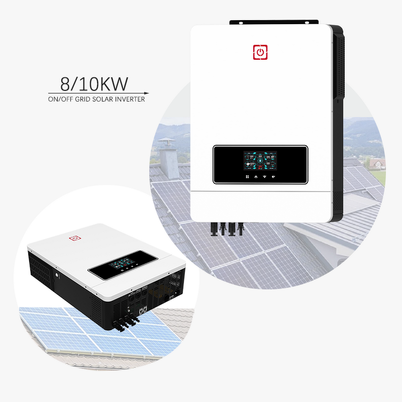 Solar Inverter Manufacturer - Lusen Home Hybrid On-Grid 4KW-6KW 220V MPPT Pure Sine Wave IP65 AC