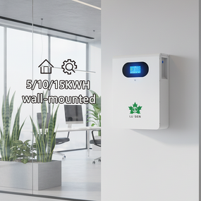 Solar System Manufacturer - Lusen 51.2V Lithium Ion Hybrid/Off-Grid Wall-Mounted Battery Smart BMS CAN/Bluetooth/WiFi