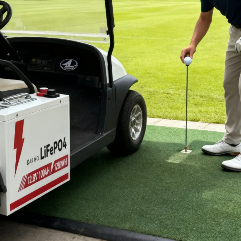 LiFePO4 Battery Manufacturer - Lusen 25.6V 100ah 200ah 314ah 400ah Liquid 4-Cell Golf Cart 6000 Cycles