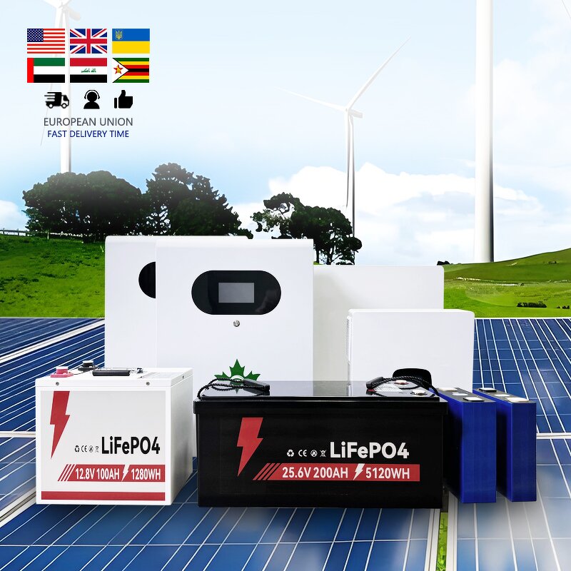 Hybrid Solar System Manufacturer - 10KW Residential Grid & Off-Grid LiFePO4 Battery MPPT PWM CAN