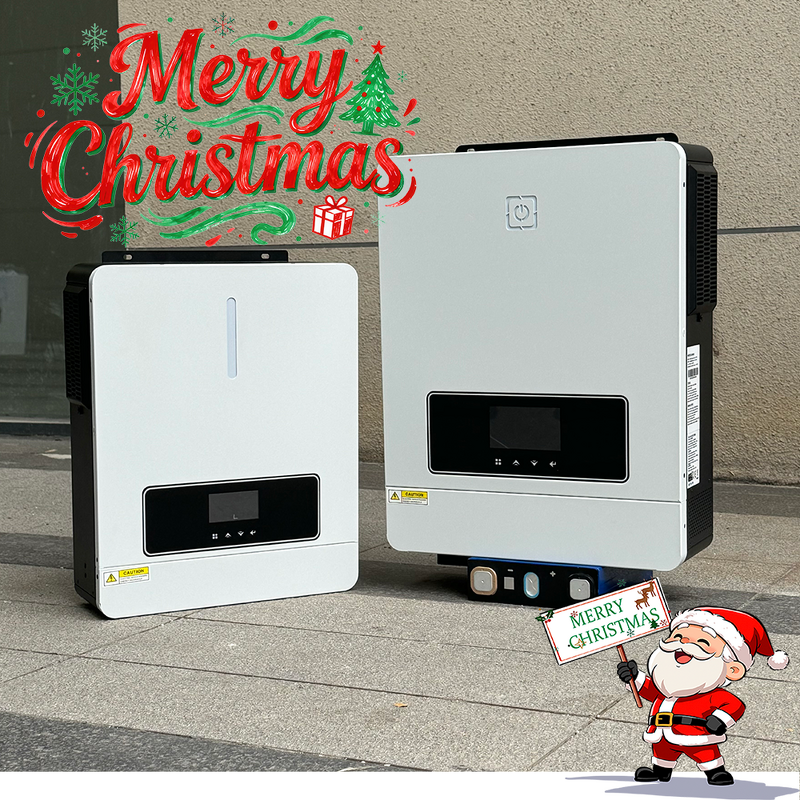 Solar String Inverter Manufacturer - Lusen Single 4-8kW 220-230V 50Hz MPPT Pure Sine Wave LCD Display IP65 Hybrid Grid WiFi