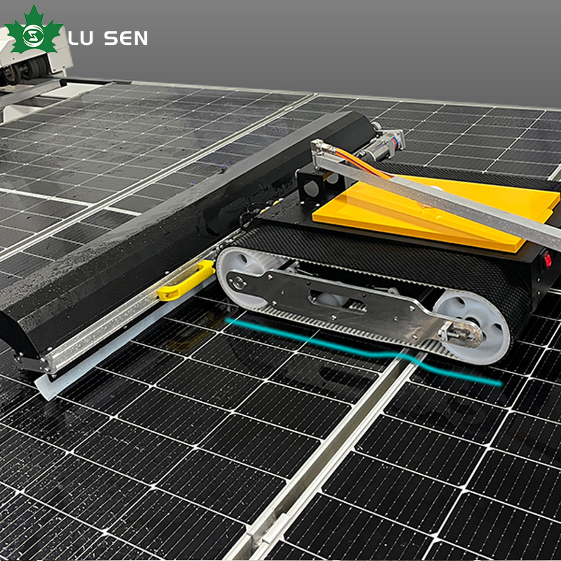 Solar Panel Cleaning Robot Manufacturer - Fully Automatic Wet/Dry Brush Dual-Purpose