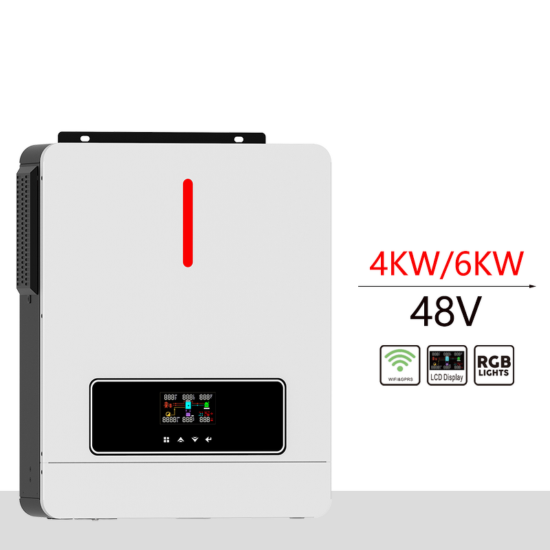 Hybrid Solar Inverter Manufacturer - 4-11KW/12KW 6KW MPPT String Lithium Storage DC/AC 220-240VAC 48VDC 100% Efficiency