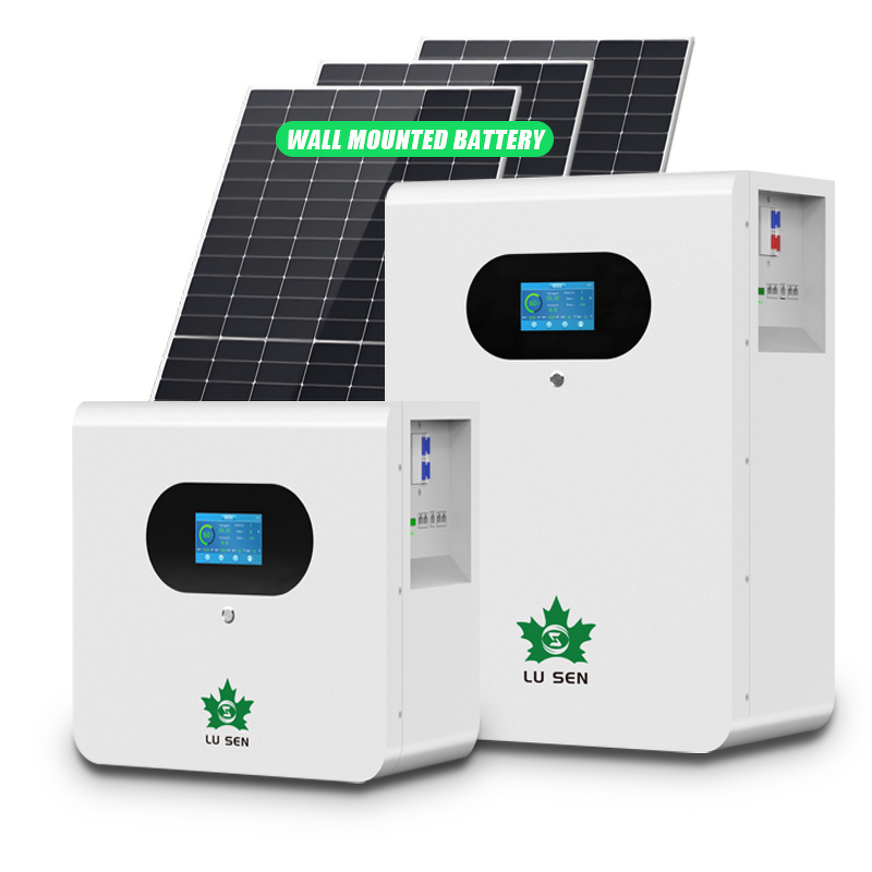 Wall-Mounted Home Battery Manufacturer - Lusen 51.2V Lithium Ion Hybrid/Off-Grid 5-10kW 100Ah-300Ah 10kWh Storage