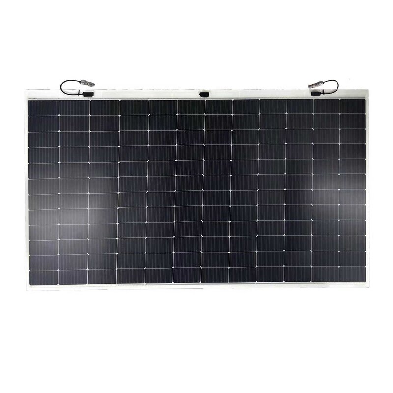 Solar Panel Manufacturer - Lusen Customized HJT Monocrystalline Silicon 550W 16.49%-17.52% Efficiency Pure Black Glass Front Cover