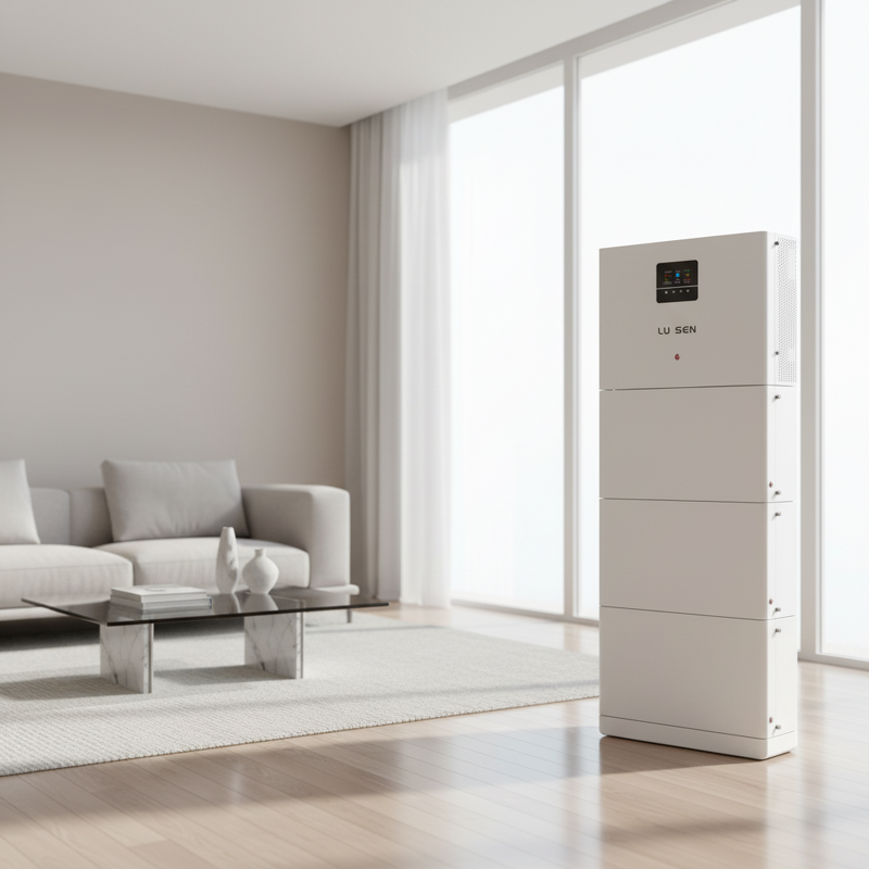 Lithium Ion Battery Storage System Manufacturer - Lusen Split Stackable 51.2V 5-10kW AC IP65 Waterproof 10kWh 200Ah