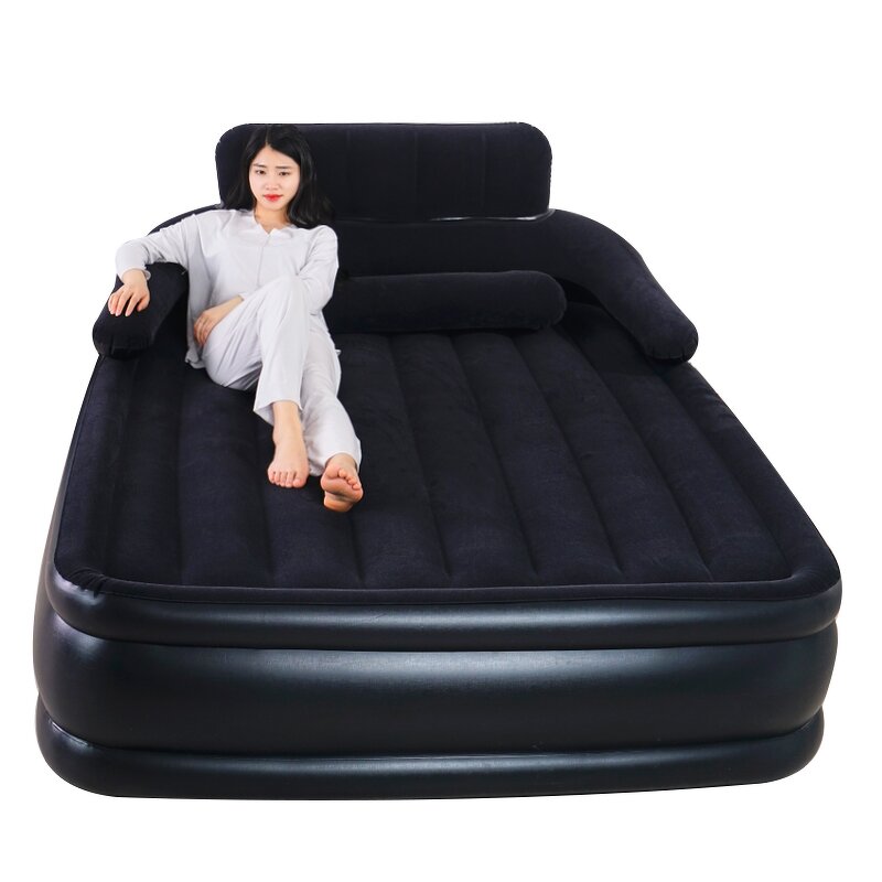 Folding Bed Manufacturer - Spring Foam King Size Inflatable Set