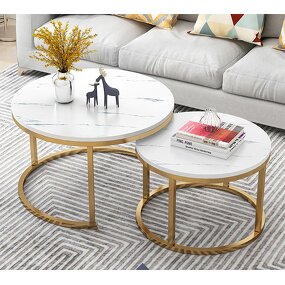 Coffee Table Manufacturer - Round Glass Modern TV Stand for Living Room
