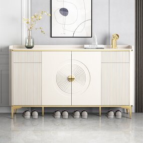 Shoes Storage Rack Manufacturer - Rotate Wooden Cabinet for Store Display