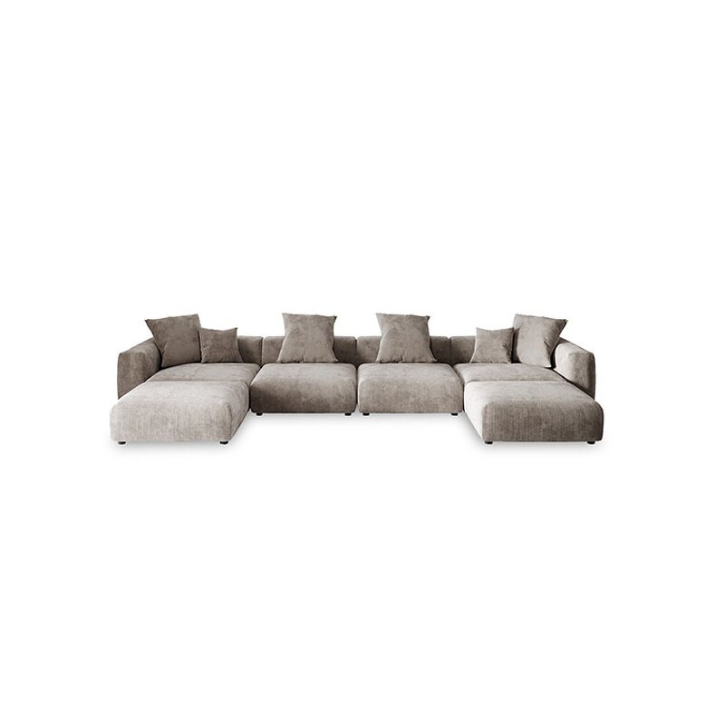 Sectional Sofa Manufacturer - Soft Tufted Boneless with Blanket