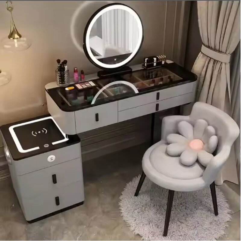 Dressing Table Manufacturer - Small Cheap Glass with Full Length LED Light Mirror