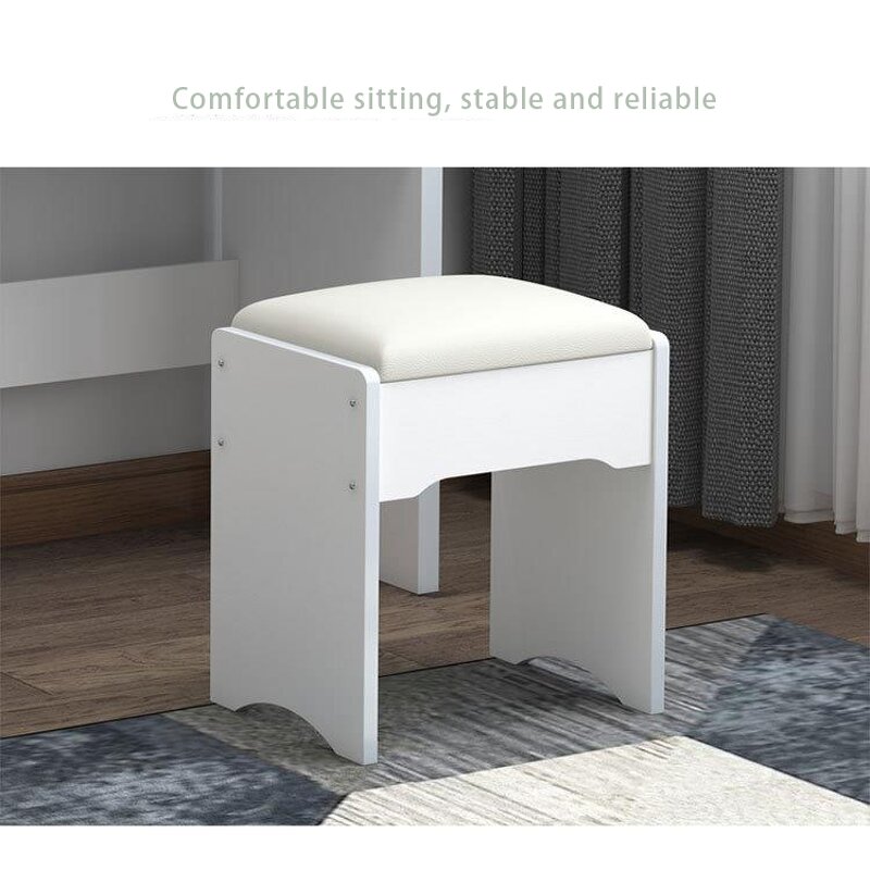 Dressing Table Manufacturer - Small White for Bedroom with Full Length LED Mirror