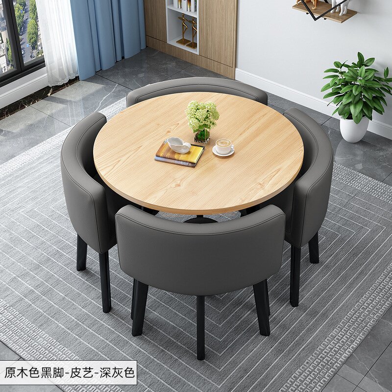 Dining Table Set Manufacturer - Outdoor Light Blue Baby Modern for 6