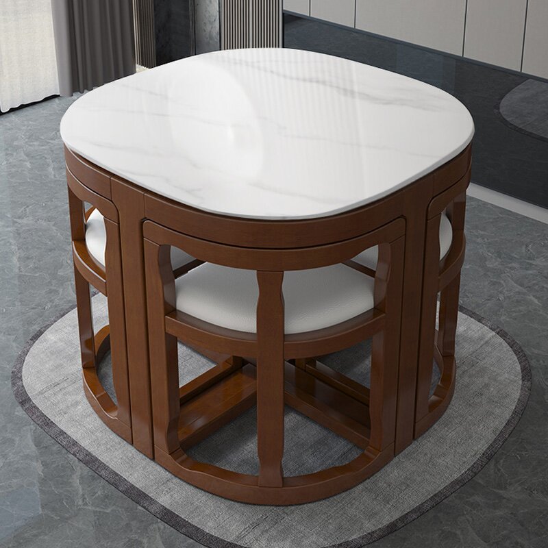 Dining Table Set Manufacturer - Light Blue Turkish Modern for 6