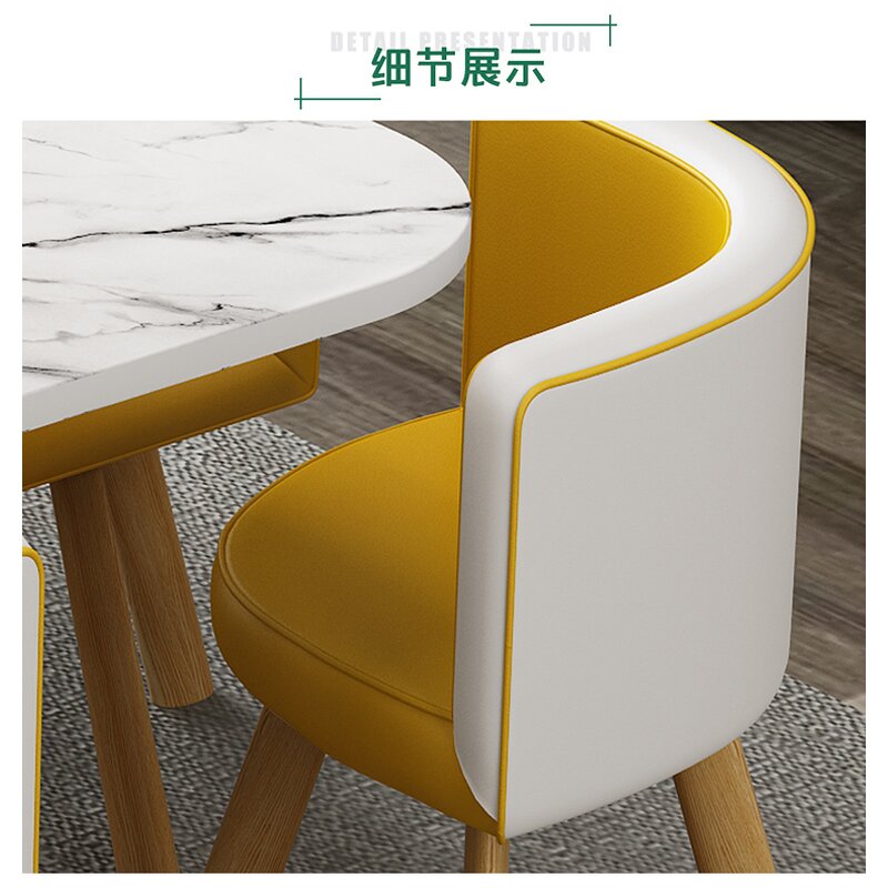 Dining Table Set Manufacturer - Light Blue Turkish Modern for 6