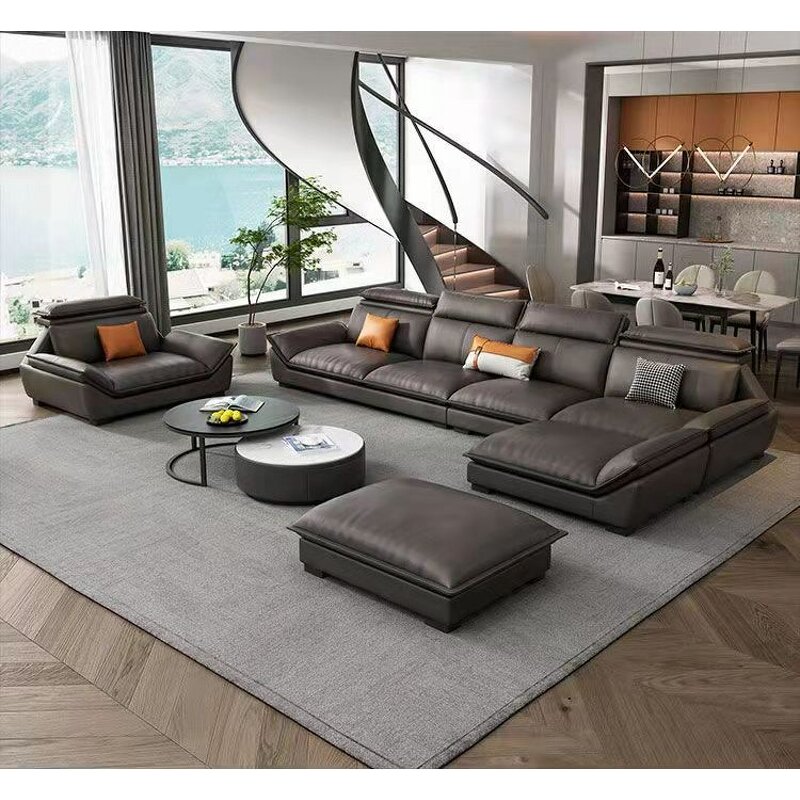 Genuine Leather Sofa Manufacturer - Italian Luxury Modern for Living Room