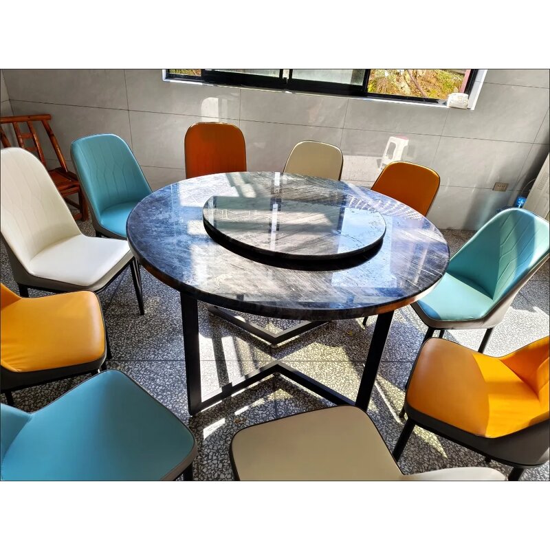 Dining Table Set Manufacturer - 6-Seater Pink Red Luxurious Modern Garden