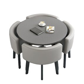 Dining Table Set Manufacturer - Light Blue Glass Modern for Outdoor & Home 6 Seater