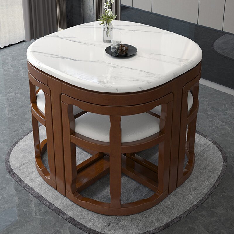 Dining Table Set Manufacturer - Light Blue Turkish Modern for 6