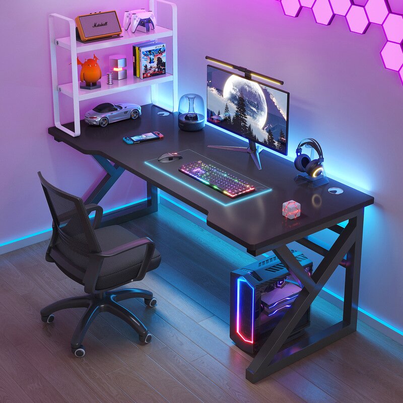 Gaming Desk Set Manufacturer - Computer Table with Shelf for Professionals