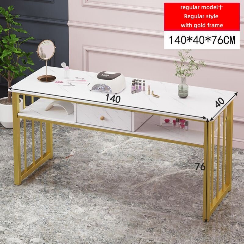 Nail Table Manufacturer - Professional Luxury Glass with Dust Collector for Salon