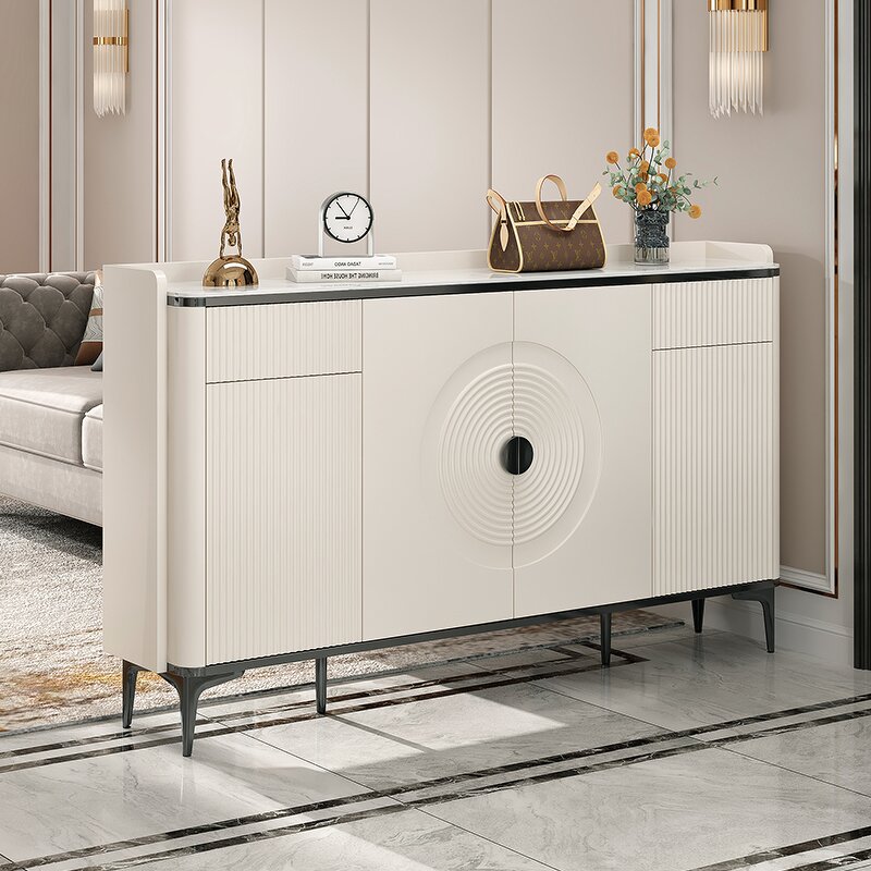 Shoes Storage Rack Manufacturer - Rotate Wooden Cabinet for Store Display